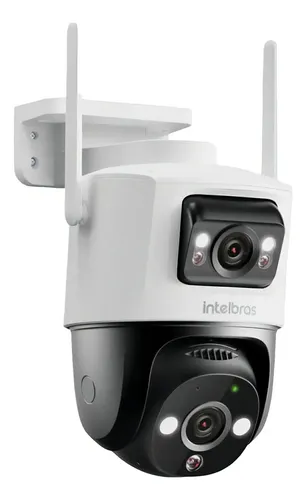 Câmera externa inteligente Intelbras iM9 Plus com duas lentes 3MP e visão 360 graus