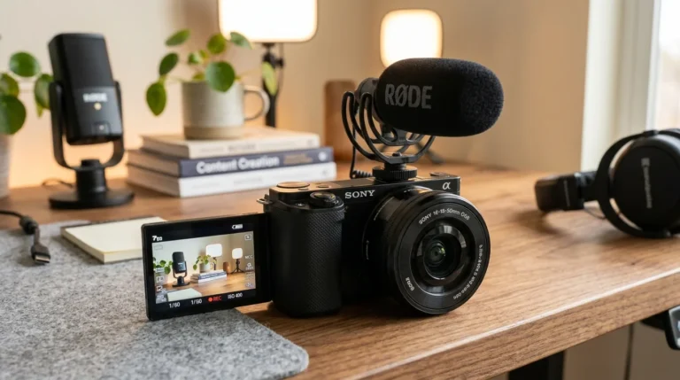 Sony ZV-E10 em 2026: Vale a Pena Para YouTube, TikTok e Gravação de Cursos?